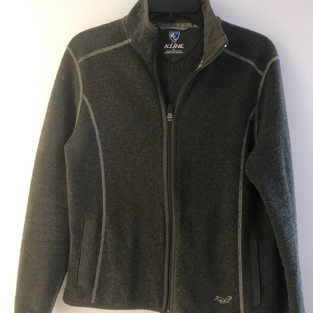Kuhl Full Zip Sweater Sage Green